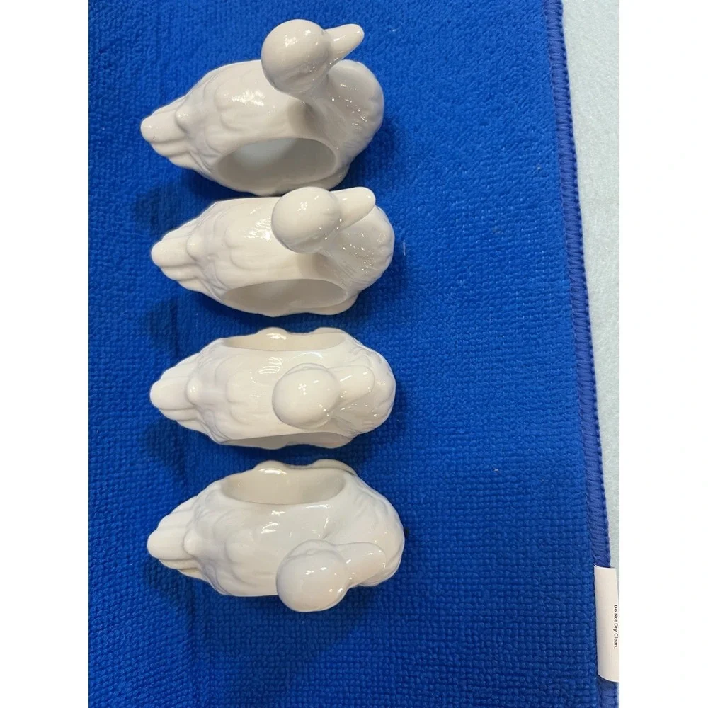 4- Shefford China Duck Napkin Rings‎